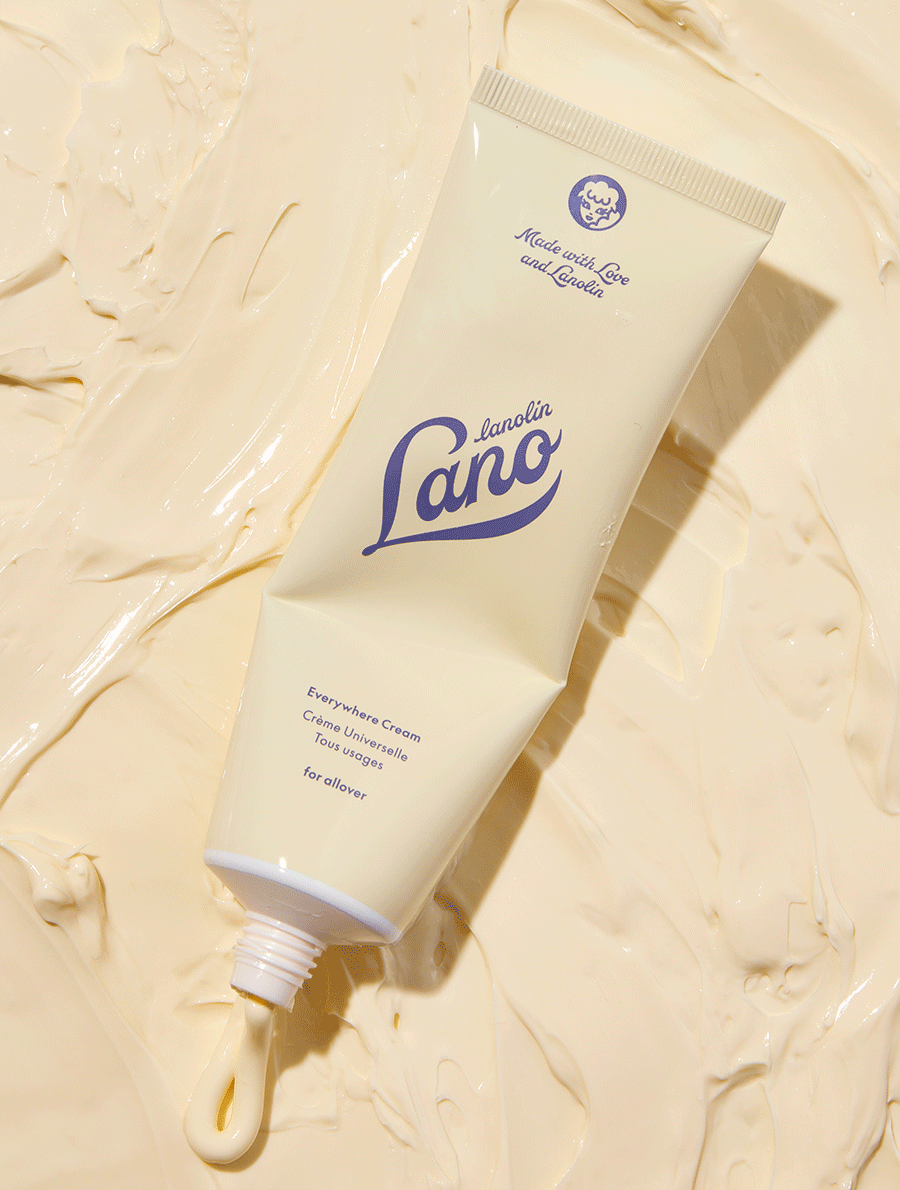 Lanolips Lanolin Everywhere Cream is made with double lanolin, milk and vitamin e transforms thirsty, ashy & dry skin -> To nourished, hydrated & silky skin