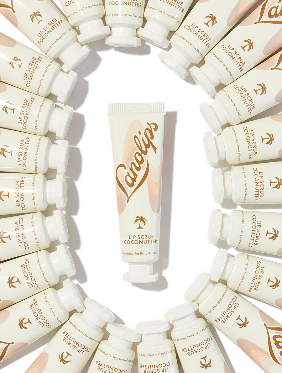 Lanolips Lip Scrub Coconutter is a 100% natural balm based scrub that both smooths and hydrates. Comes in two all natural flavors: Coconutter and Strawberry.