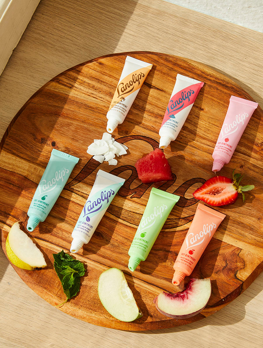101 Fruities on board with fruit pieces | Lanolips