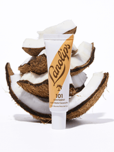 Lanolips 101 Ointment Multi-Balm in Coconutter | Load image into Gallery viewer, Lanolips 101 Ointment Multi-Balm in Coconutter uses ultra-pure grade Aussie lanolin, our cult-classic 101 Ointment offers a safer, more effective &amp; 100% natural alternative to common petroleum-based balms
