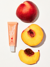 Lanolips 101 Ointment Multi-Balm in Peach  | Load image into Gallery viewer, Lanolips 101 Ointment Multi-Balm in Peach is a super dense balm that penetrates and seals in moisture
