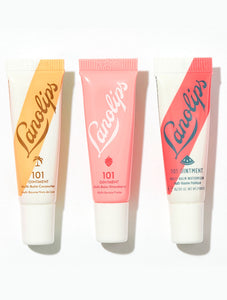 Baby Baby Balms: Get the Lanolips fruity magic for your bag, desk and car.