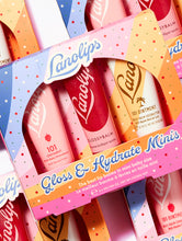 Gloss + Hydrate Minis - 101 Ointment Strawberry, Coconutter & Glossy Balm Candy in a cute mini size | Load image into Gallery viewer, Gloss + Hydrate Minis is the world&#39;s best superbalms now in mini form. Each mini trio pack includes 101 Ointment Coconutter, 101 Ointment Strawberry and Glossy Balm Candy.
