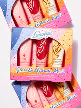 Gloss + Hydrate Minis - 101 Ointment Strawberry, Coconutter & Glossy Balm Candy in a cute mini size | Load image into Gallery viewer, Lanolips Gloss + Hydrate Minis is the best lip balms in mini baby size. Perfect for a holiday gift.
