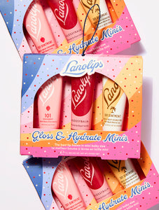 Lanolips Gloss + Hydrate Minis is the best lip balms in mini baby size. Perfect for a holiday gift.