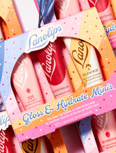 Gloss + Hydrate Minis - 101 Ointment Strawberry, Coconutter & Glossy Balm Candy in a cute mini size | Load image into Gallery viewer, Gloss + Hydrate Minis is the world&#39;s best superbalms now in mini form. Each mini trio pack includes 101 Ointment Coconutter, 101 Ointment Strawberry and Glossy Balm Candy
