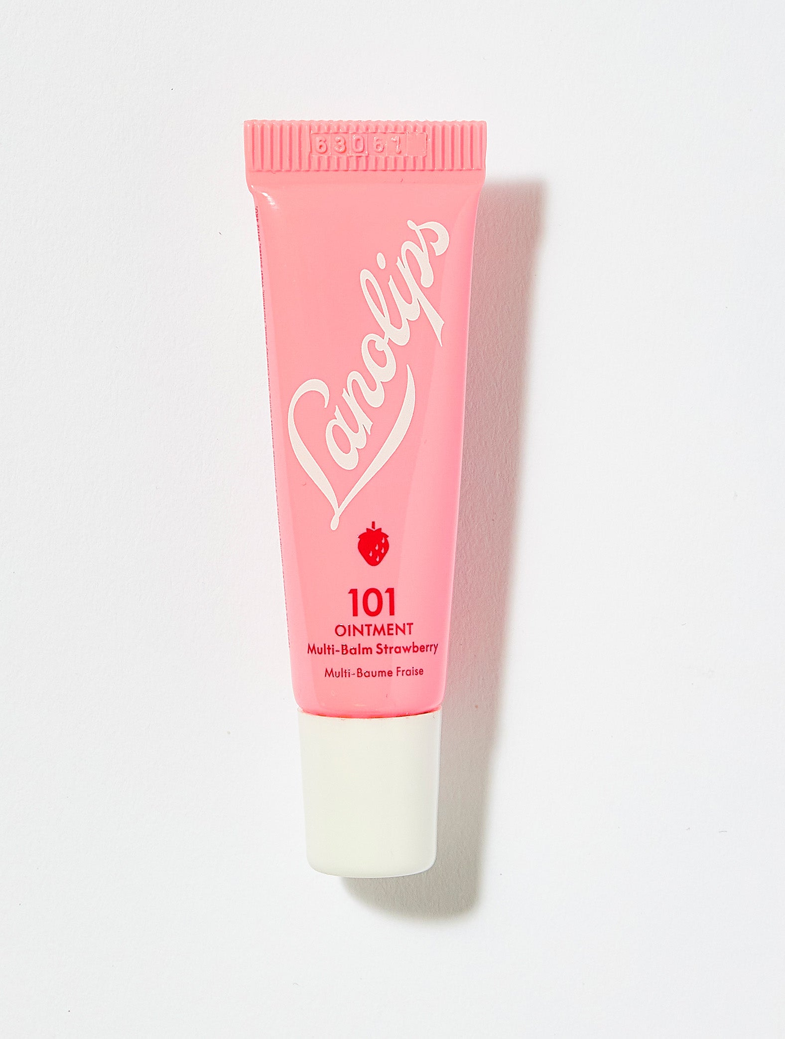 Lanolips 101 Ointment Multi-Balm Strawberry 4g mini is made with rich lanolin, vitamin e and natural strawberry fruit extracts. 