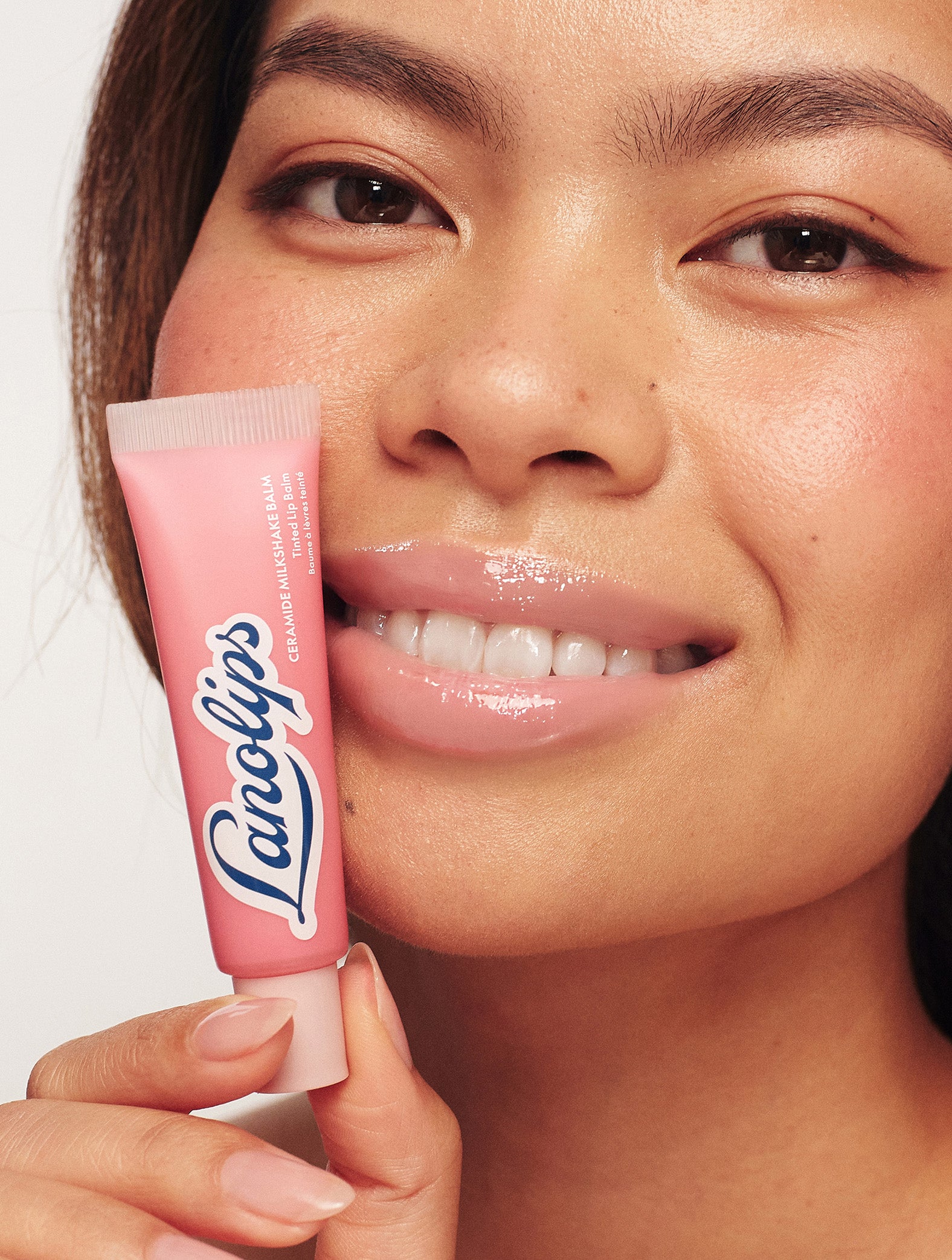 Ceramide Milkshake Lip Balm Strawberry Bubble | Lanolips US
