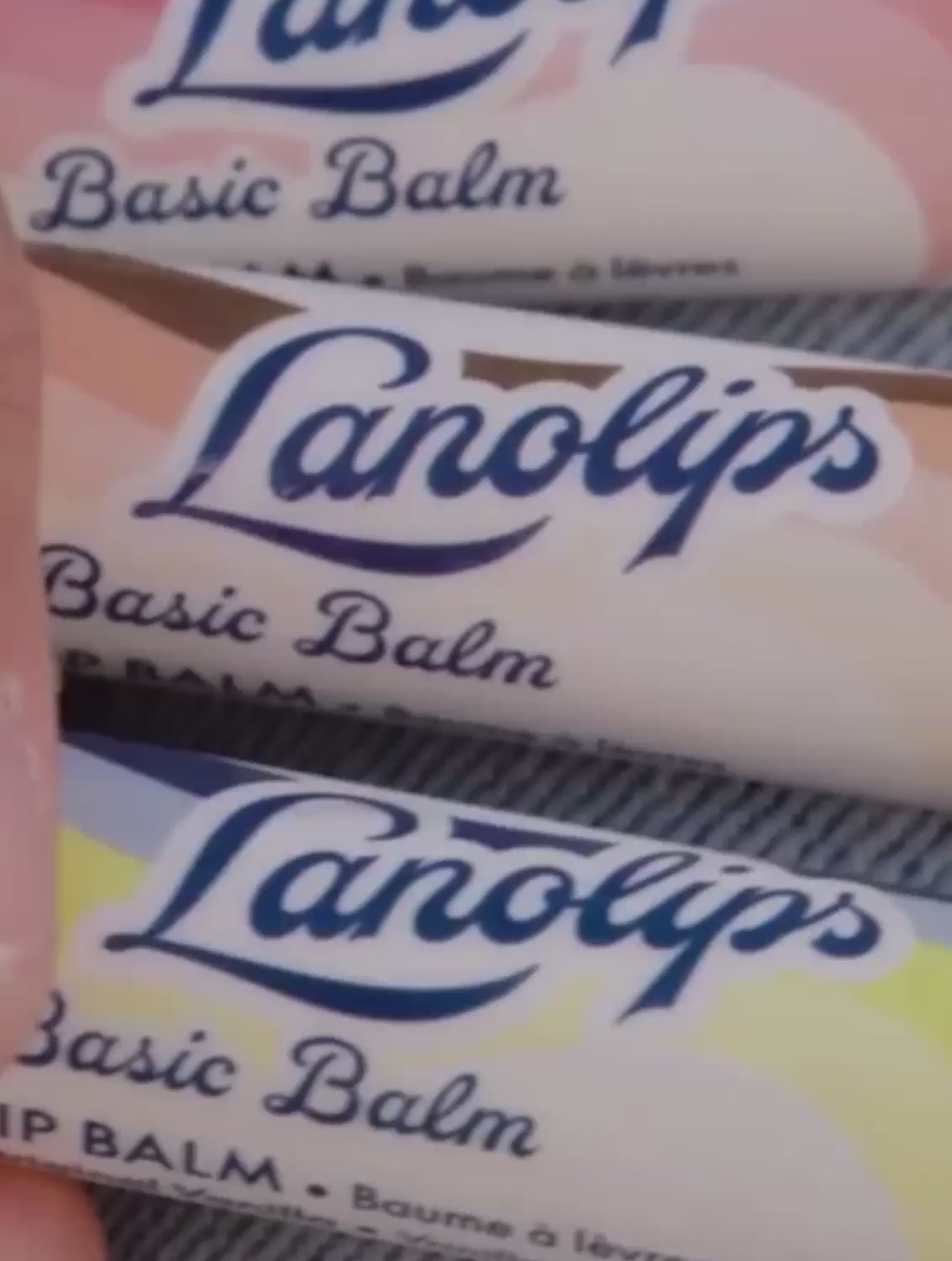 Video of Lanolips Basic Balm range, comes in three natural flavors: Coconutter, Strawberry and Original Vanilla. Made with nourishing lanolin, shea butter, vitamin e and natural fruit extracts.