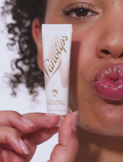 Video of the Lanolips Lip Scrub. Comes in two delicious flavors: Coconutter and Strawberry.