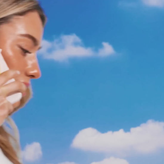 Video of the lanolips sun balm SPF 30 tropical & phone lip balm holder - showing montage shots of sun balm spf 30 lip balm  and the phone lip balm holder.