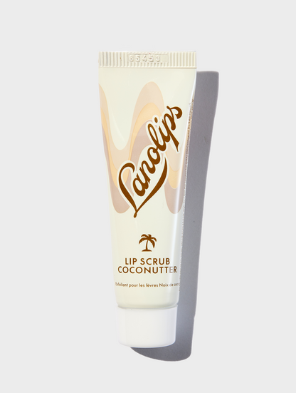 Lanolips Lip Scrub Coconutter 3g mini is made with rich lanolin, finely grounded coconut shell, vitamin E and coconut oil to gently smooth away dead skin, while the lanolin deeply hydrates.
