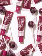 Lanolips' Glossy Balm Berry squeezed | Load image into Gallery viewer, Product shot of Lanolips&#39; Glossy Balm Berry
