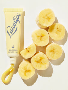 Banana Balm squeeze with banana pieces
