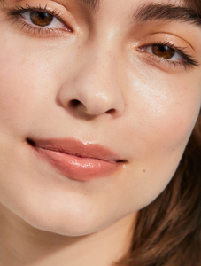 Tinted Lip Balm in Perfect Nude is a universally flattering nude tint.